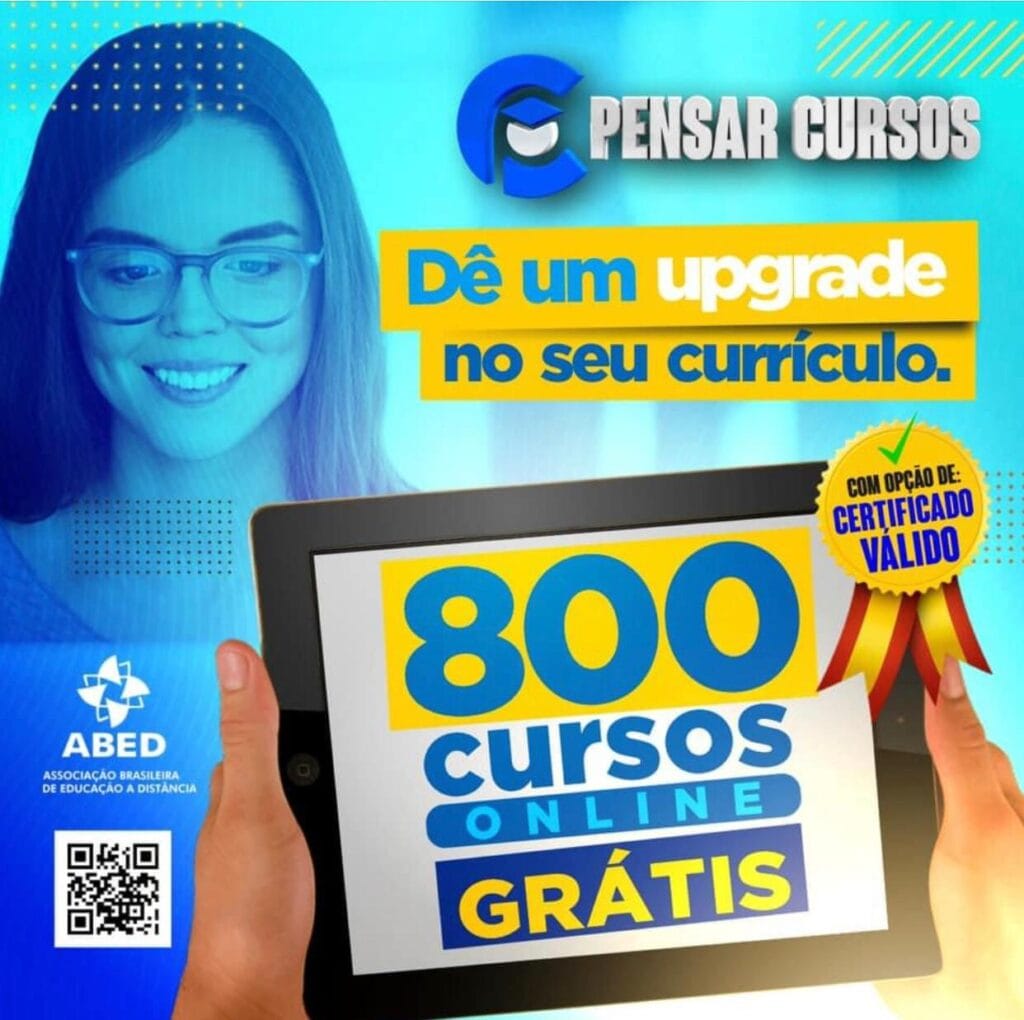 Pensar Oferece 800 Cursos Online Grátis Com Certificado Confira ...